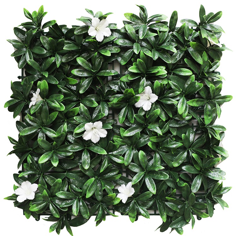 Artificial Green Wall Panels AZALEA WHITE Pack of 6  Rs:5700/-
